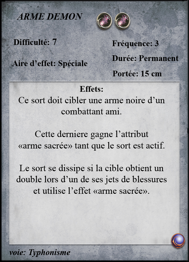 Arme Démon